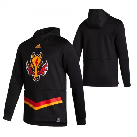 Calgary Flames Blank 2020-2021 Reverse Retro Pullover Hooded Sweatshirt - Herre